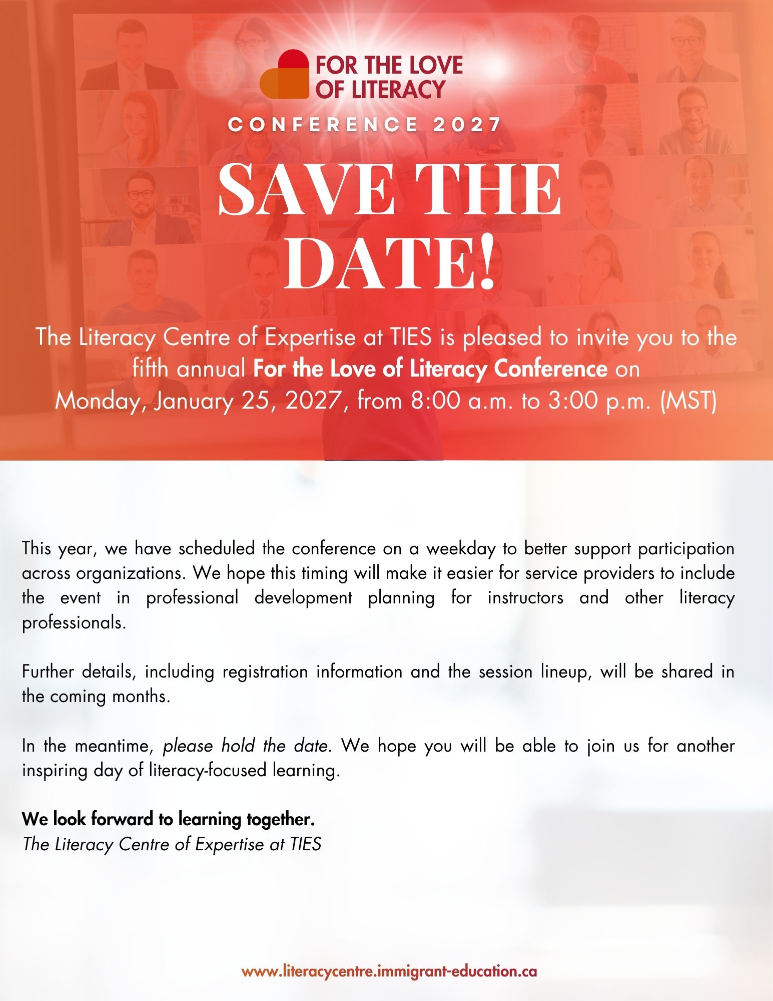 For the Love of Literacy 2027